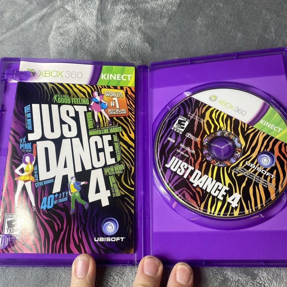 LOT OF 6 XBOX 360 KINECT GAMES;‎ Just Dance 4, Joy Ride, Kinectimals, Game Party